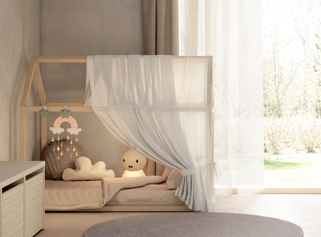 Cama casita Montessori mini de Ros