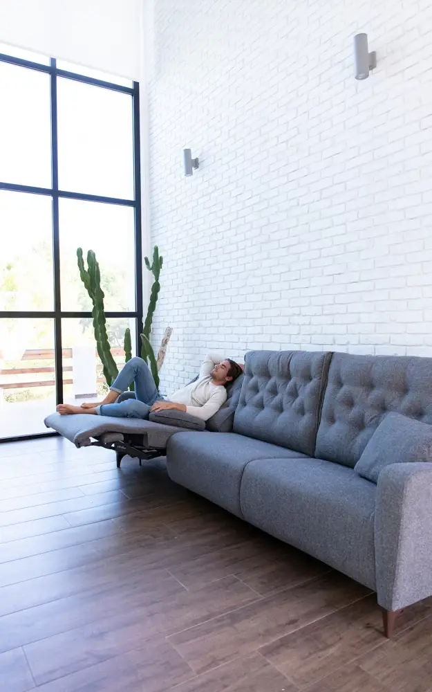 Miniatura: Sofá Avalon 3 asientos relax motorizado de Fama