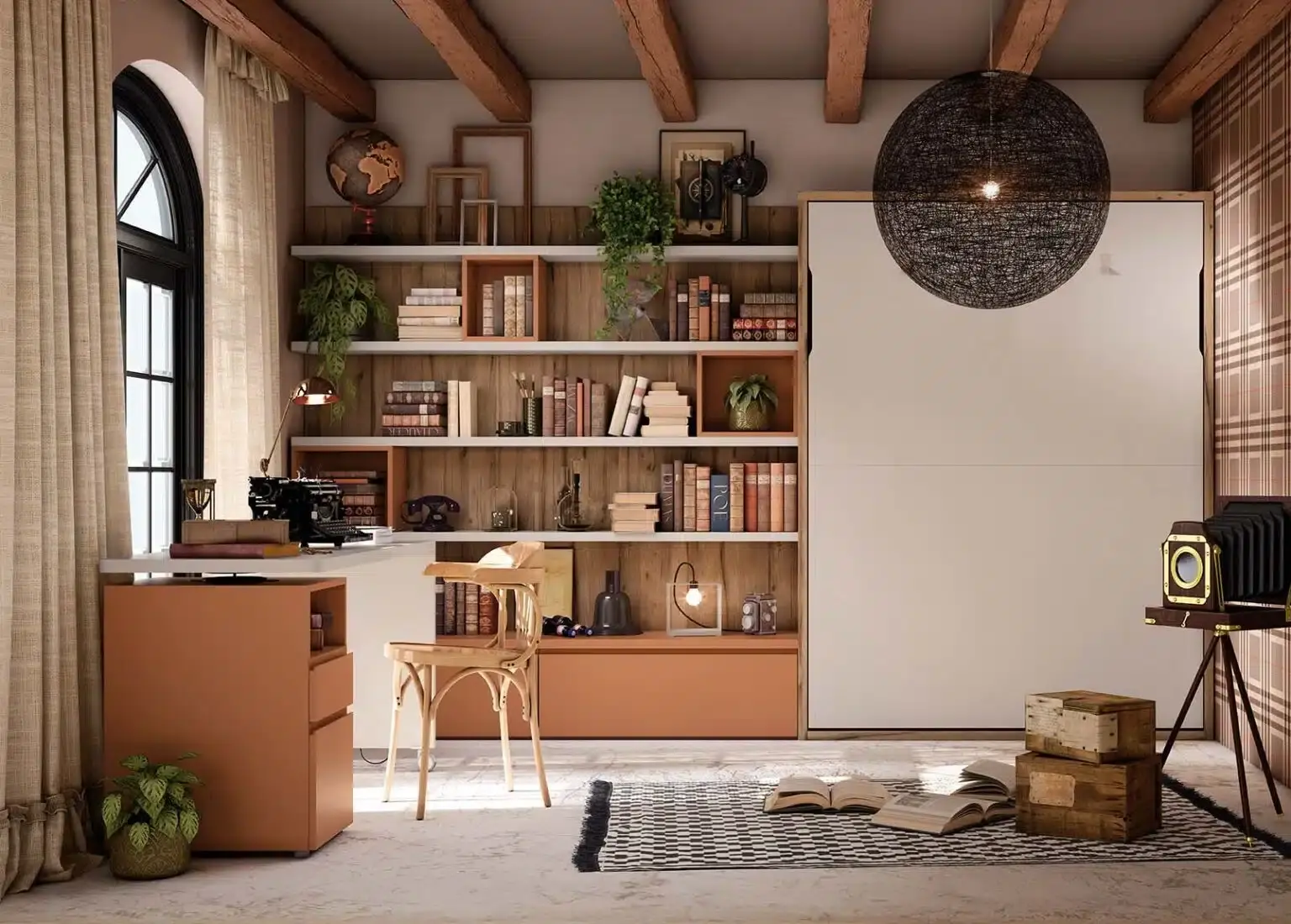 Cama abatible vertical Delulu 61 de Ros