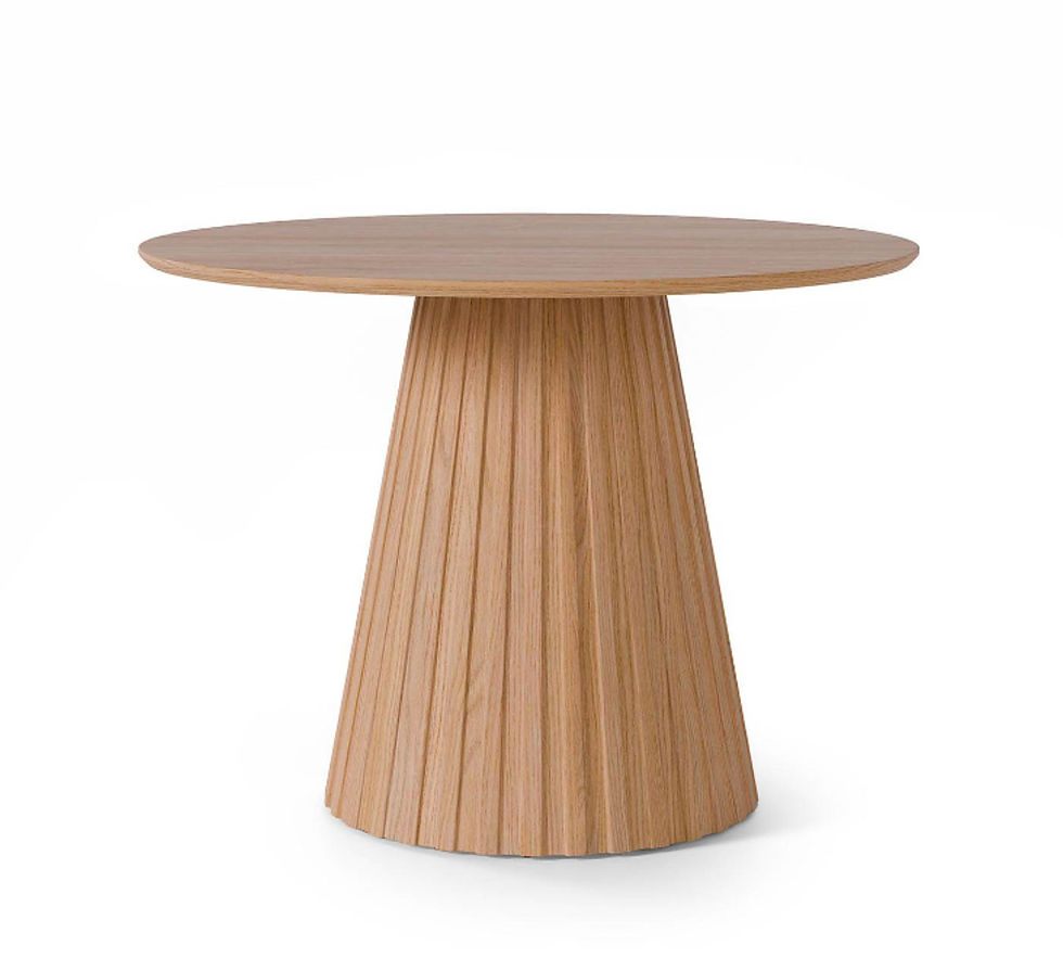 Miniatura: Mesa comedor redonda pata central Luna