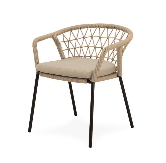 Miniatura: Silla de exterior cuerda Solene