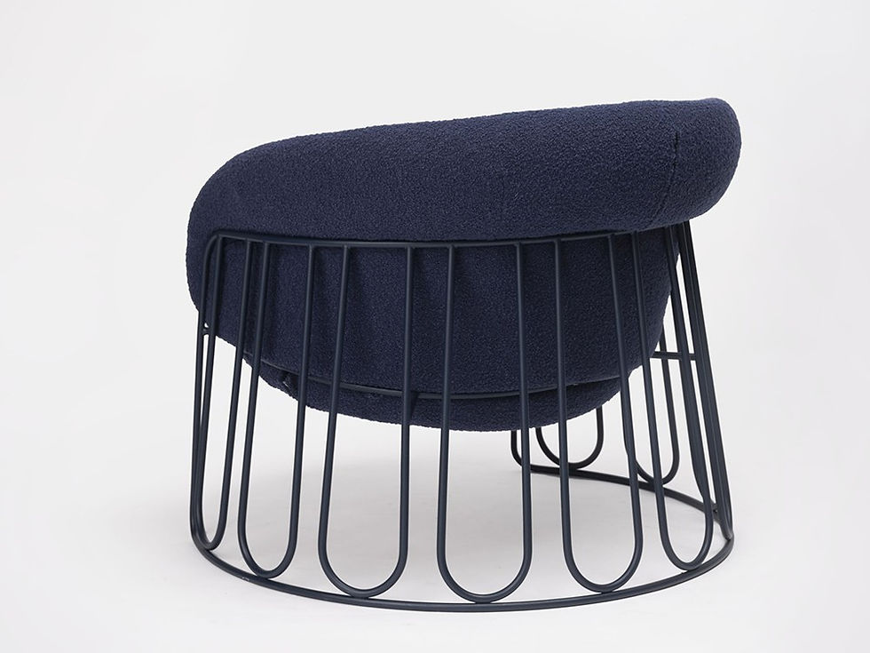 Miniatura: Sillón lounge Ginger base metal de Ondarreta
