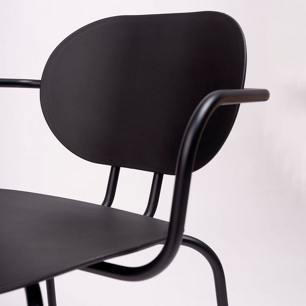 Miniatura: Silla Hari polipropileno con brazos de Ondarreta