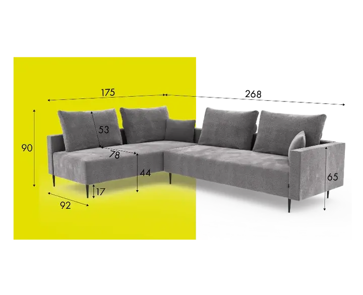 Miniatura: Sofá Rinconera Redford Moonap de Fama