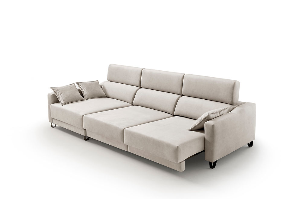 Miniatura: Chaise longue extraíble carro Cloe