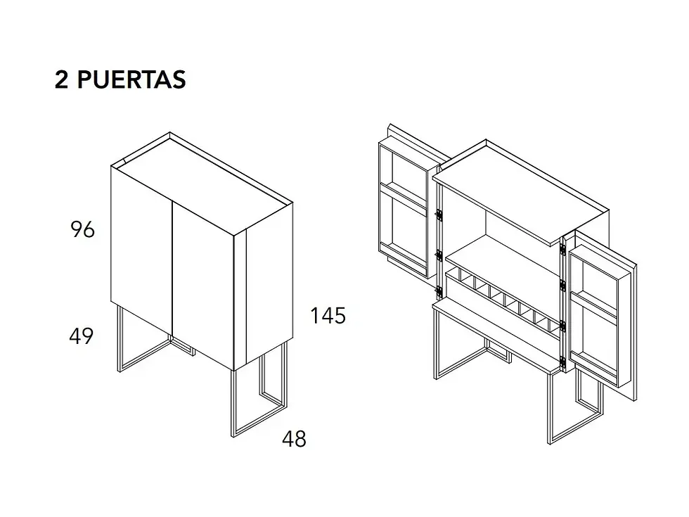 Miniatura: Mueble bar Ideas 718 de A.Brito