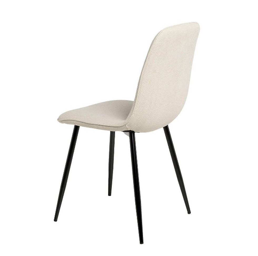Miniatura: Silla tapizada patas metal Nova