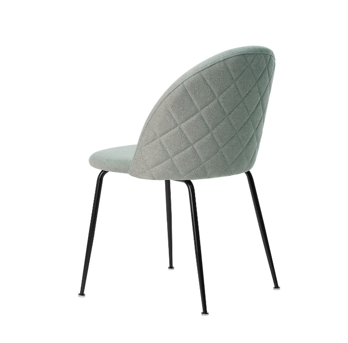Miniatura: Silla tapizada patas metal Solaris