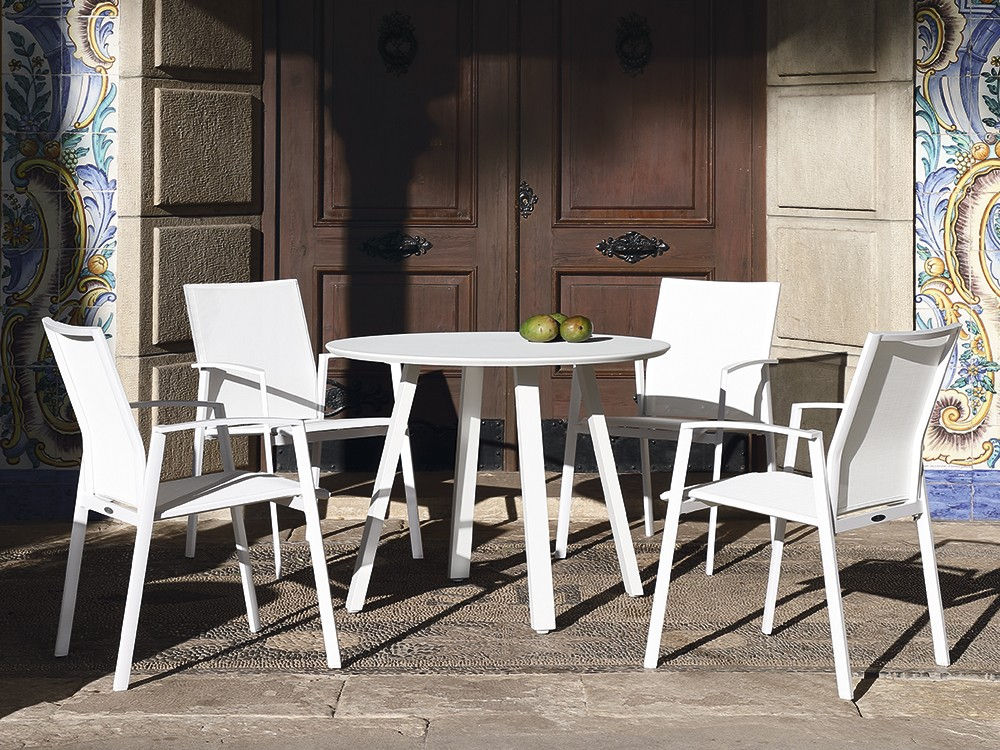 Mesa de exterior redonda Gandía de Arkimueble