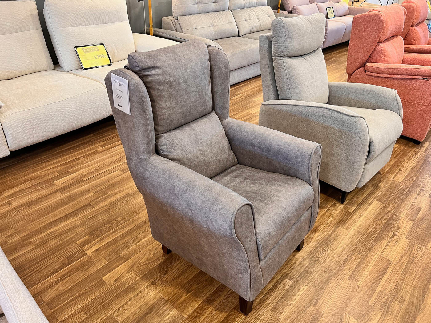 Sillón orejero en REBAJAS