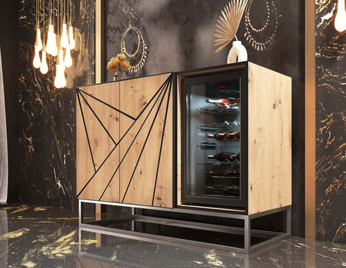 Aparador con vinoteca VI01 de Franco Furniture | Divinity Muebles
