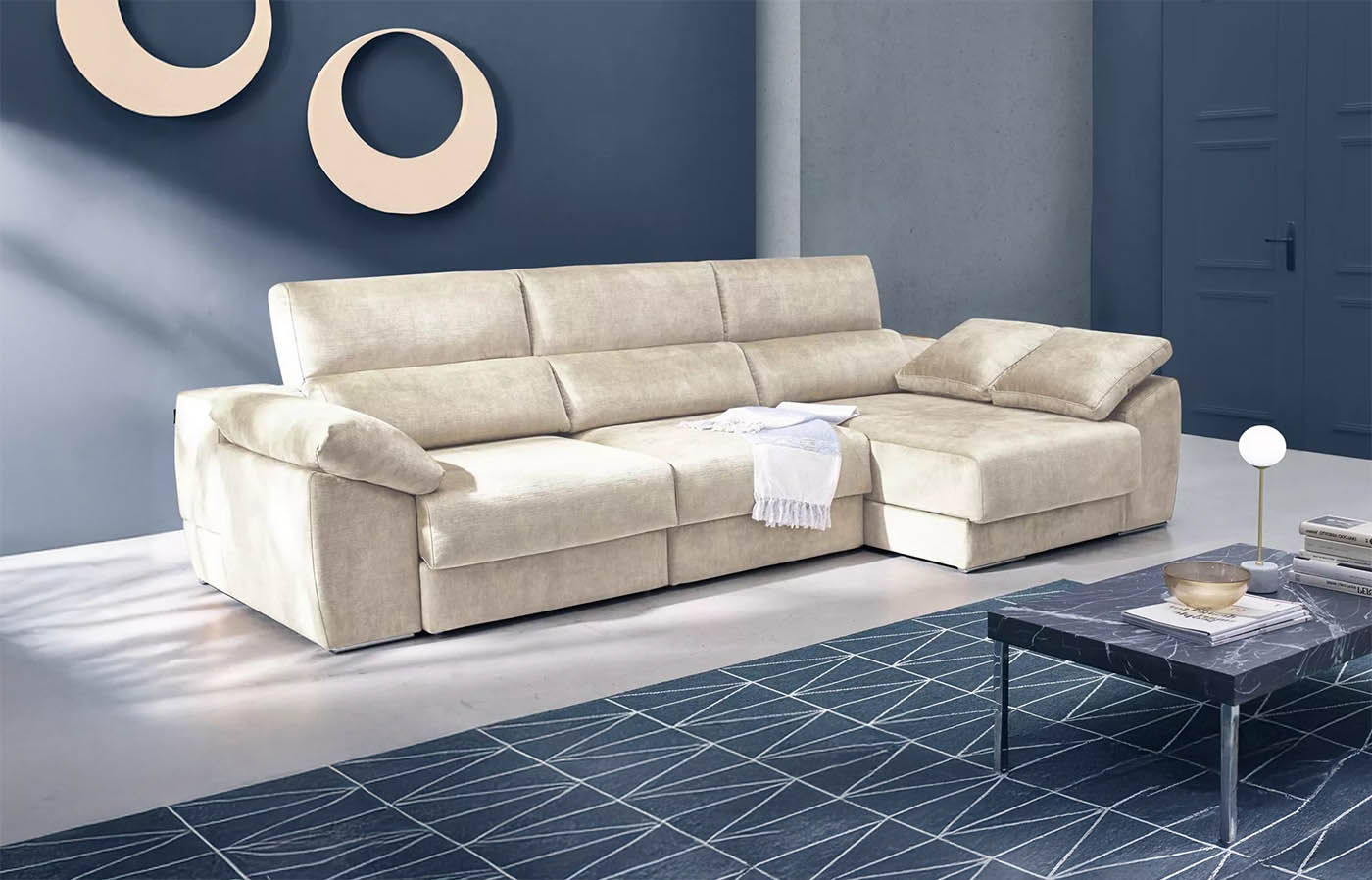 Chaise longue deslizante Ankor de Acomodel
