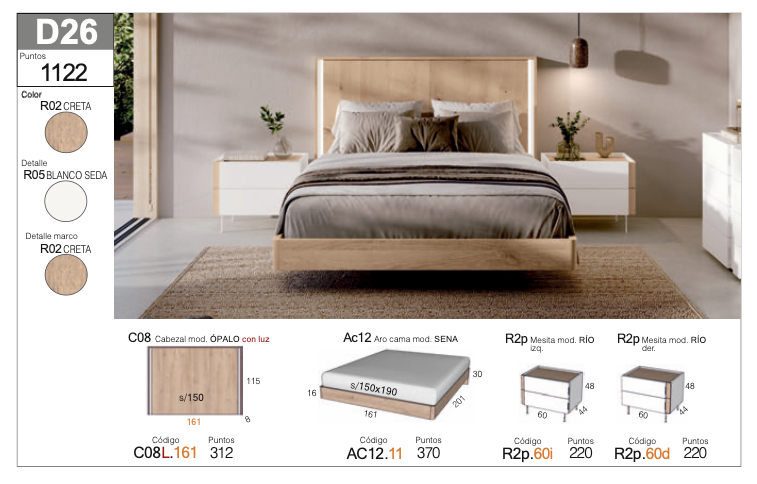 Miniatura: Dormitorio Esenzia D26 de Baix Moduls