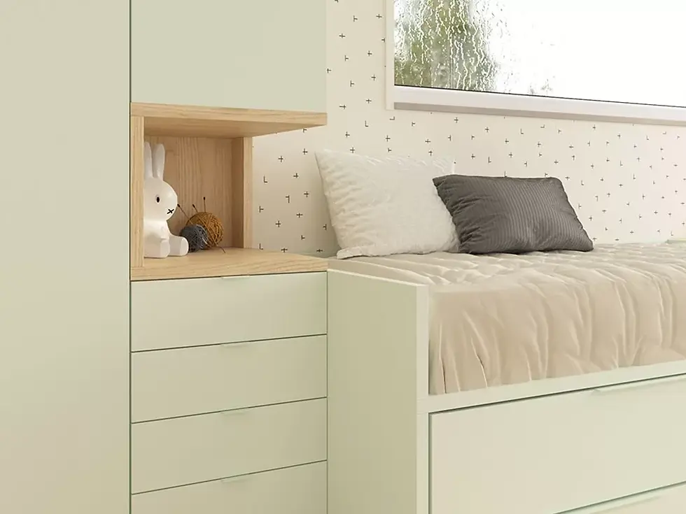 Miniatura: Dormitorio juvenil cama compacta QBnext New 09 de Tegar