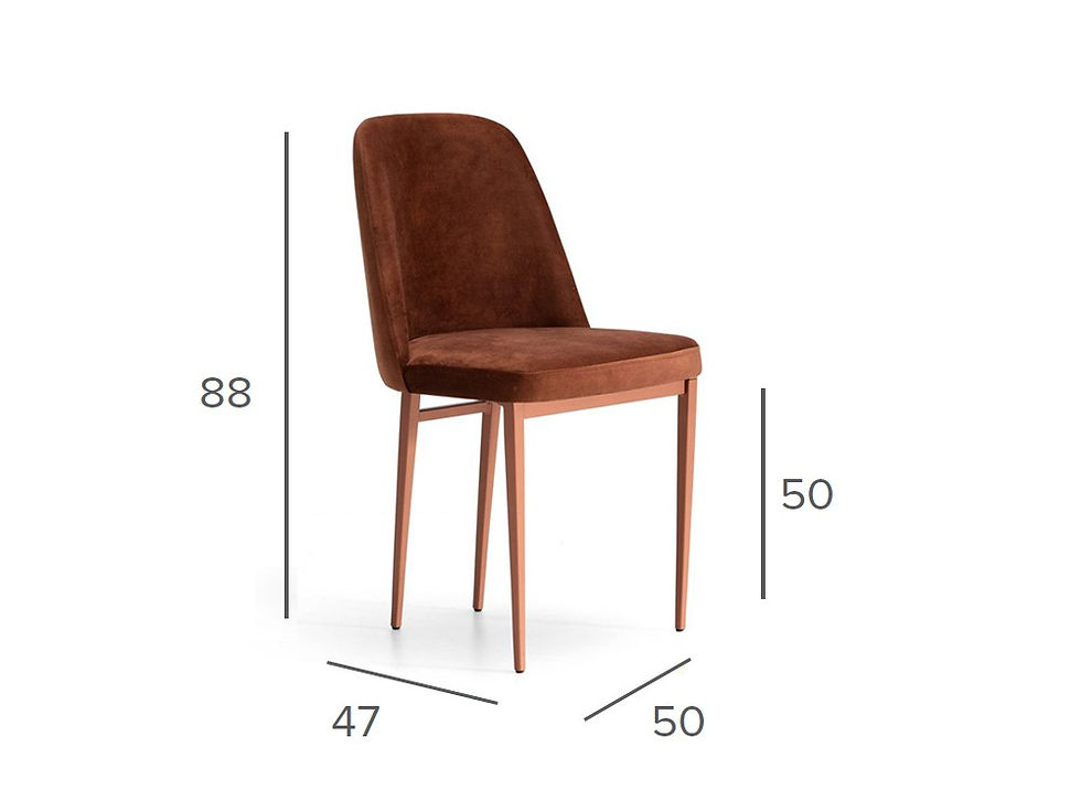 Miniatura: Silla tapizada Blanca de Pure Designs