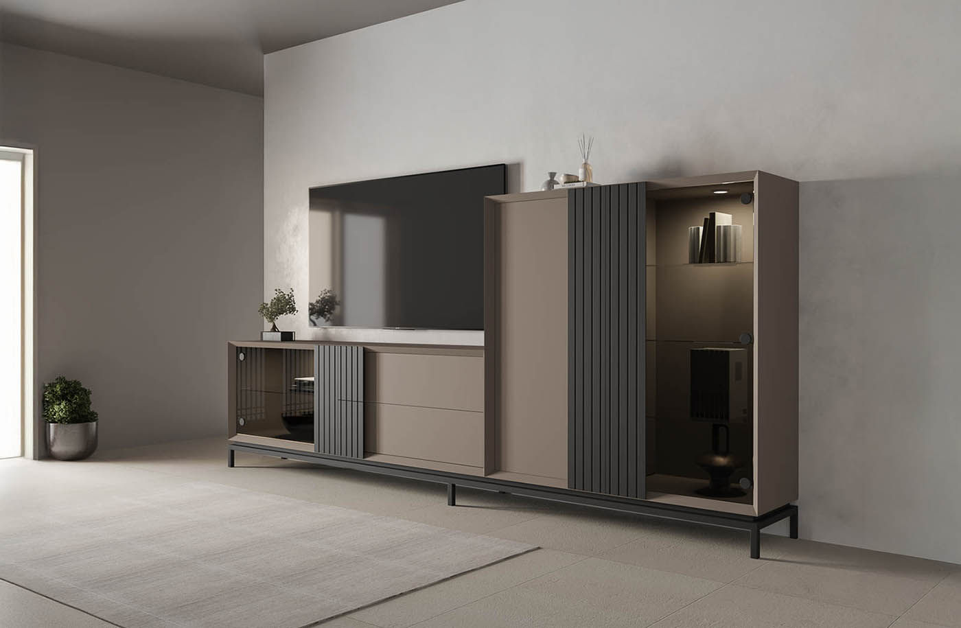 Mueble salón Evolution Natura 231 Franco Furniture