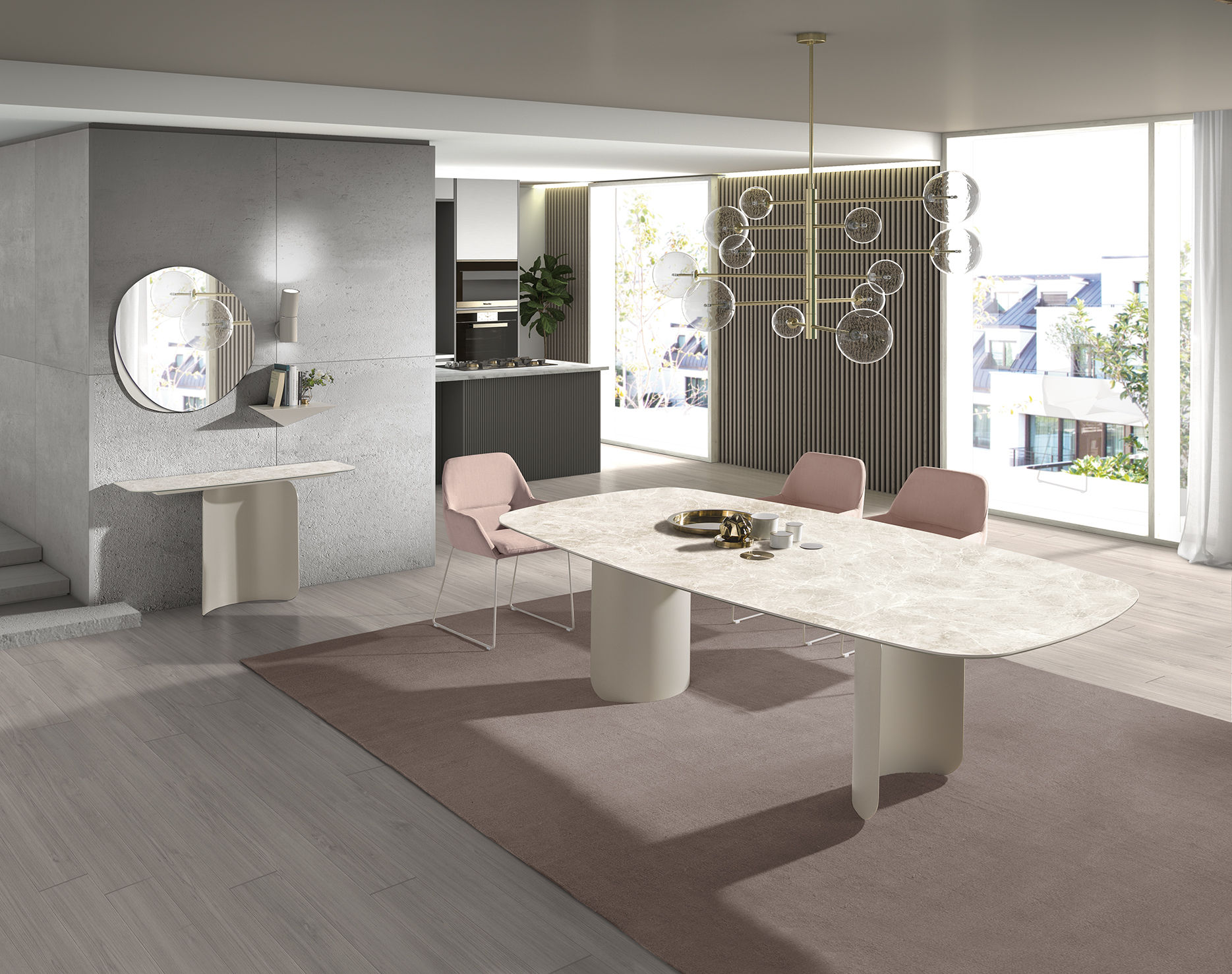 Mesa comedor Loop de Ramiro Tarazona