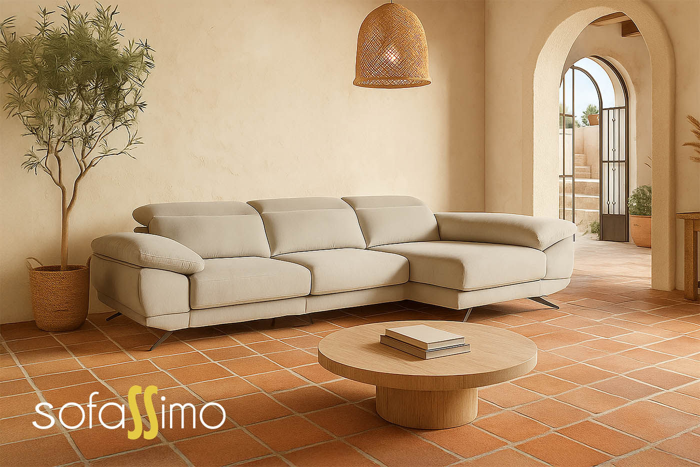 Chaise longue extraíble carro Lawson