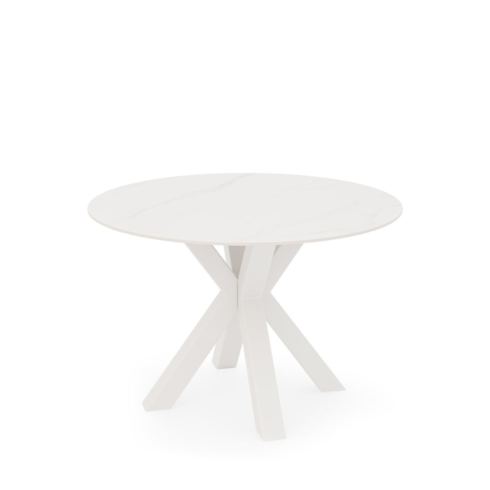 Miniatura: Mesa comedor redonda patas central Altea