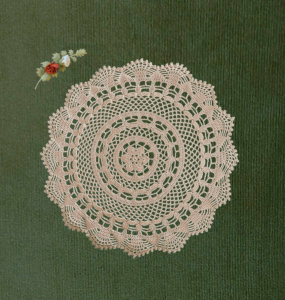 Vintage crochet doily