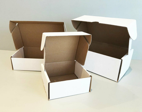 50 Pack Sall Shipping Boxes 6x4x1.6 Inch Corrugated Ailers - View #7