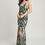 Thumbnail: Spaghetti Strap Art Deco Sequins Maxi Dress