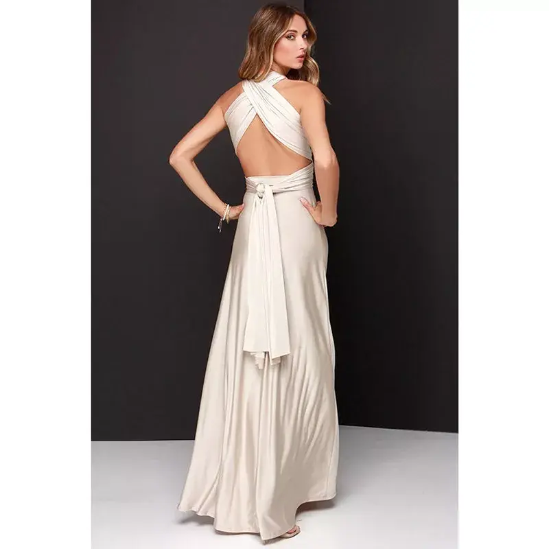 Thumbnail: Sexy Women Multiway Wrap Convertible Boho Maxi
