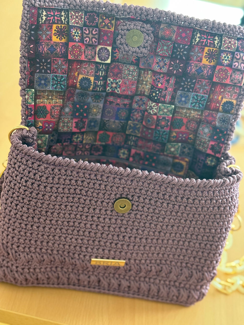 Miniaturbild: BRIA Häkeltasche "Amethyst Whisper"