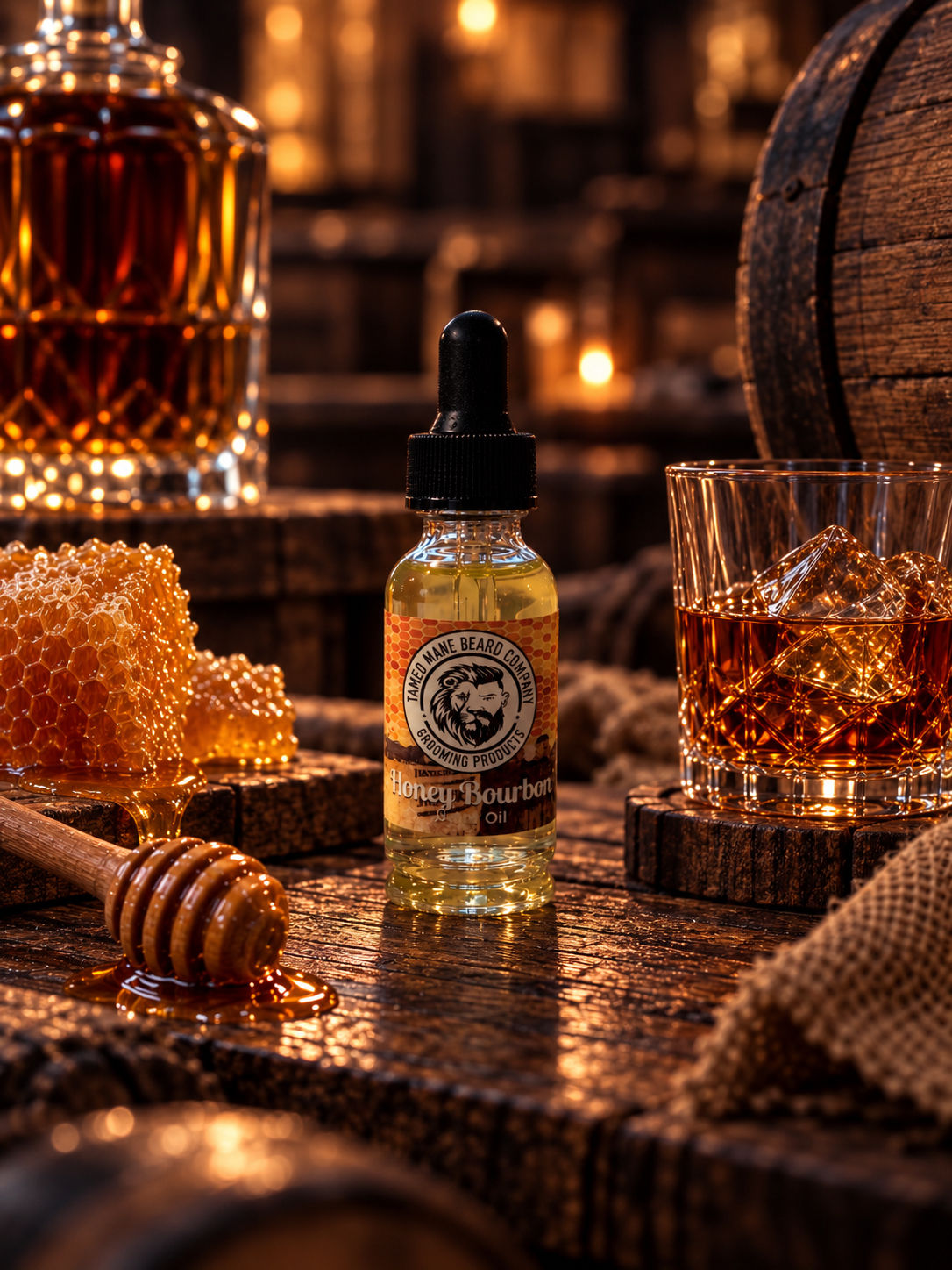 Honey Bourbon Beard Oil