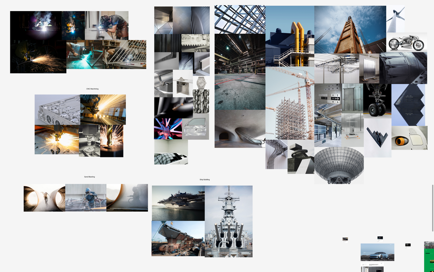 FTI website mood board