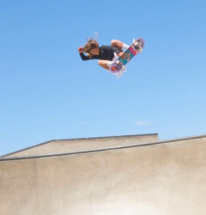 Sky Brown air trick