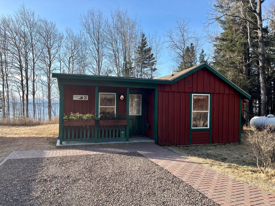 Croftville Road Cottages.
This is the view of Cottage #3 from Croftville Road.