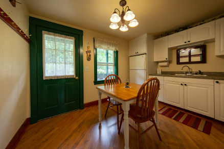 Croftville Road Cottages. This is the entry door to the kitchen in Cottage #1.