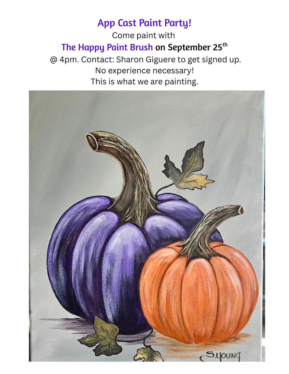 APP Cast private paint party -invites only