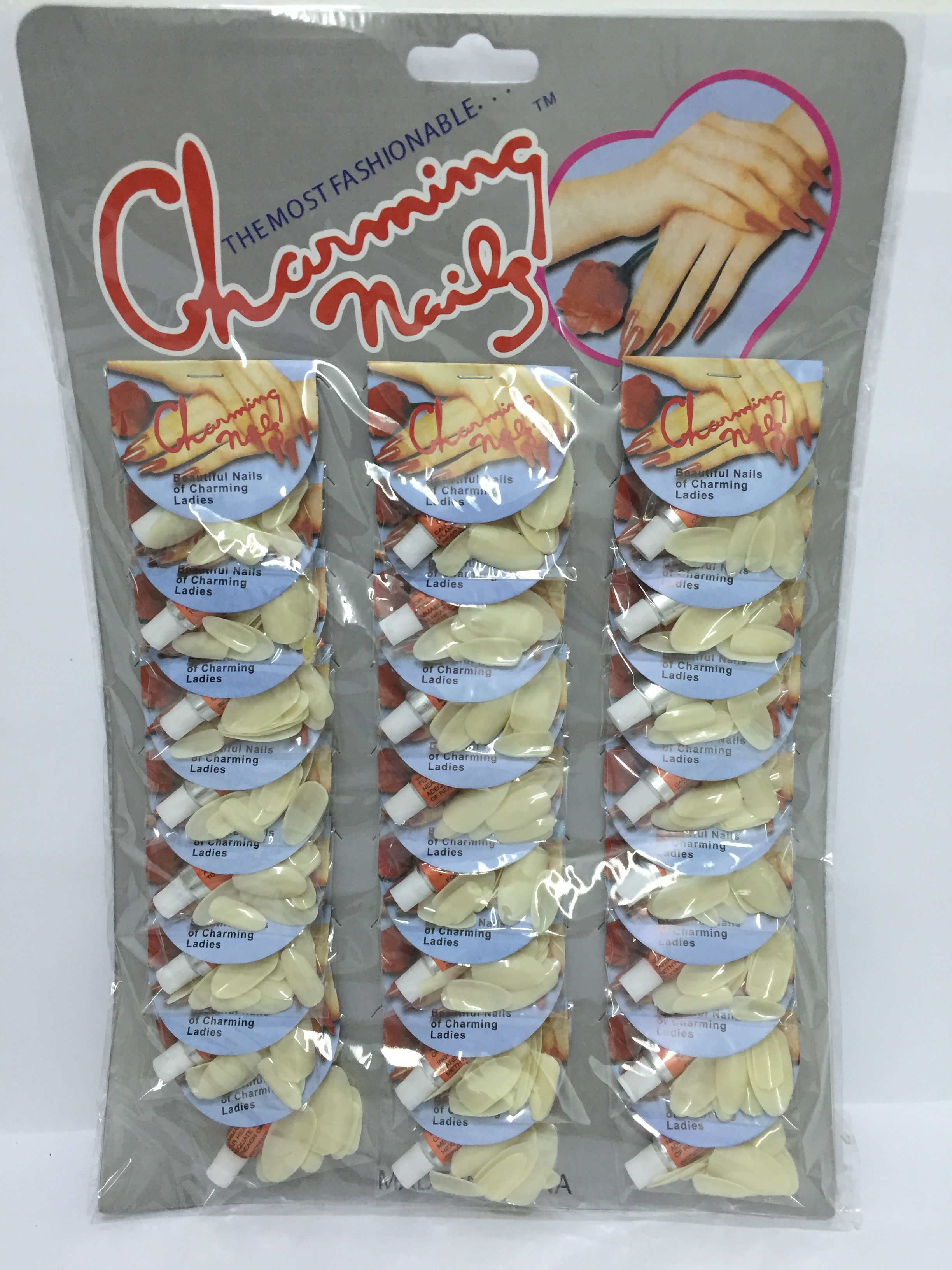 Uñas postizas x 24 unid.