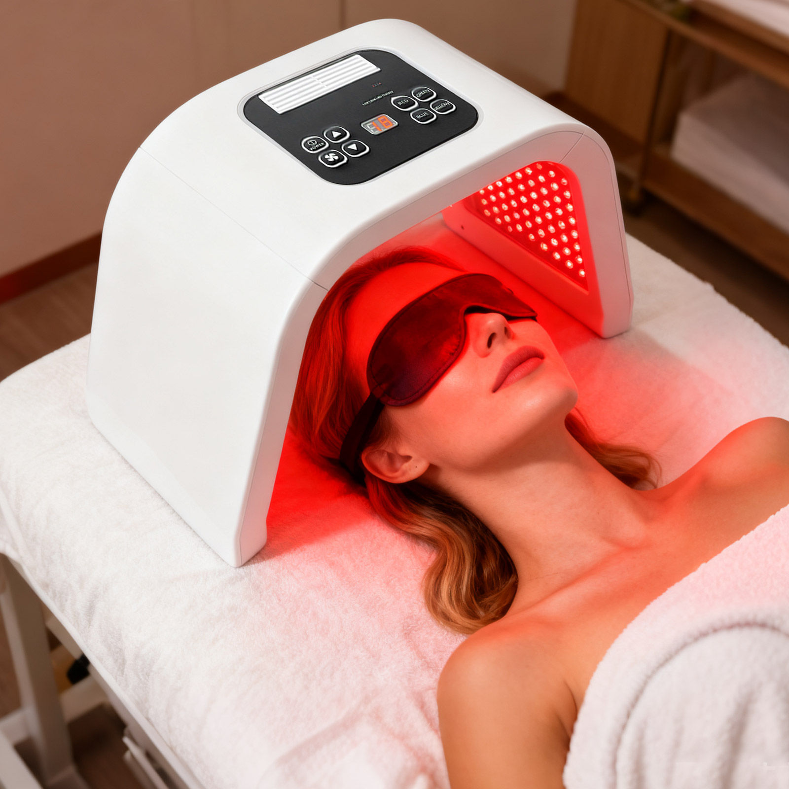 7 Colors Pdt Photon Light Therapy Led Face Mask 287 Leds Skin Care Light Machin