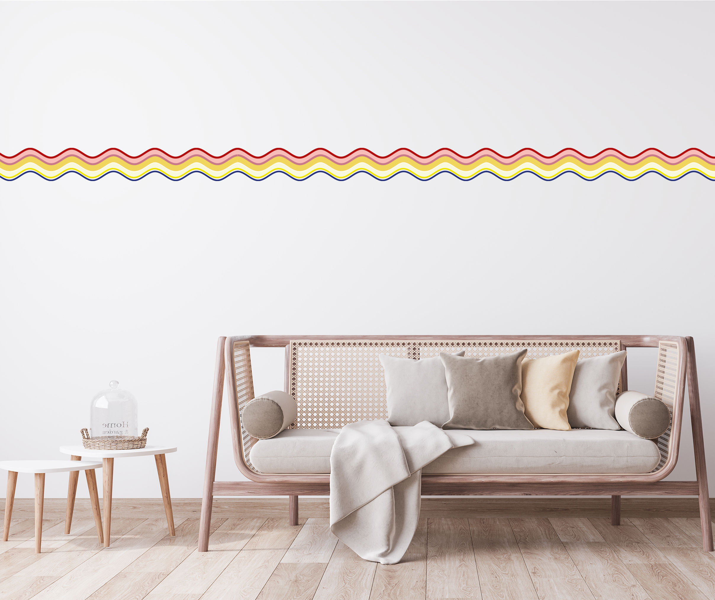 FRISE ARC EN CIEL PAPIER PEINT