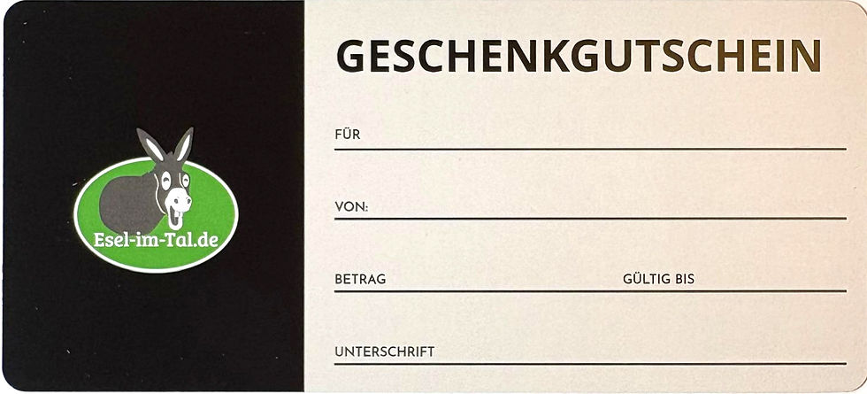 Indivdueller Geschenkgutschein