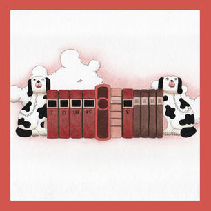 In Nubibus Series | The Staffordshire Dogs Bookends.