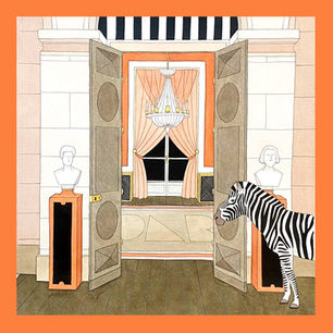 Damien Nicolas Roux - DNR - Room portrait drawing -