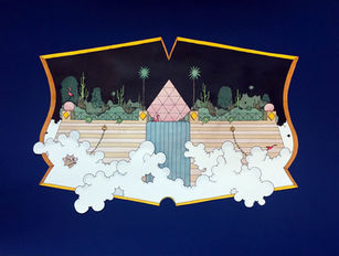 Damien Nicolas Roux - DNR - watercolour