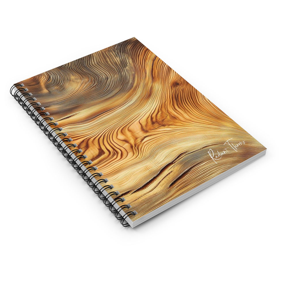 Thumbnail: Wood Grain Spiral Journal