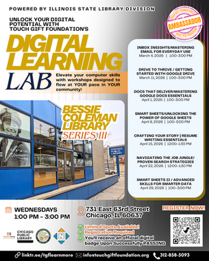 Elevate Your Digital Skills at Bessie Coleman Library