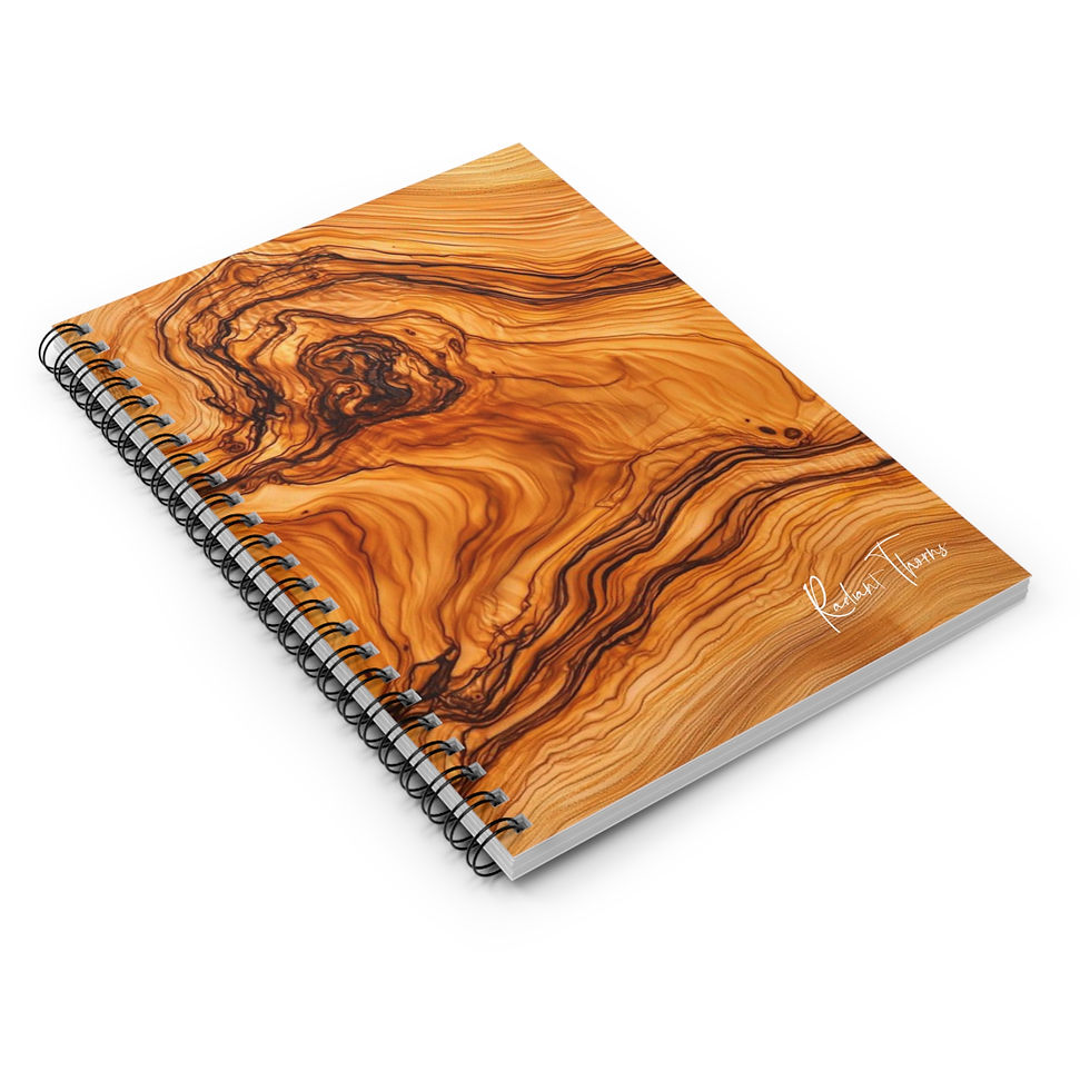 Thumbnail: Olive Wood Spiral Journal