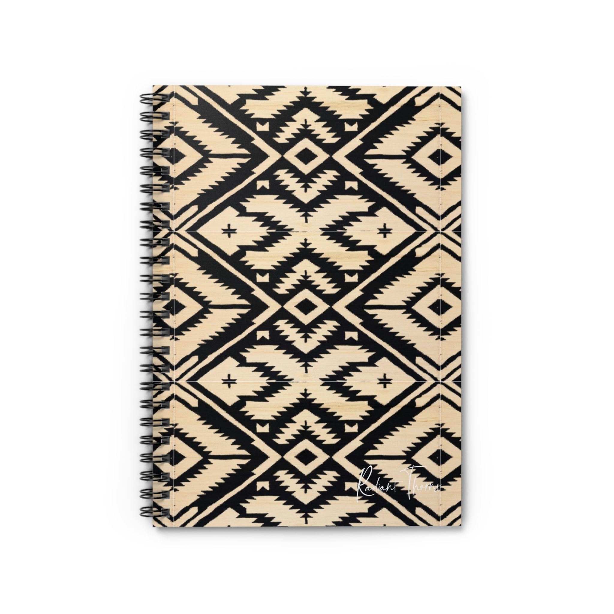 Ethnic Abstract Spiral Journal