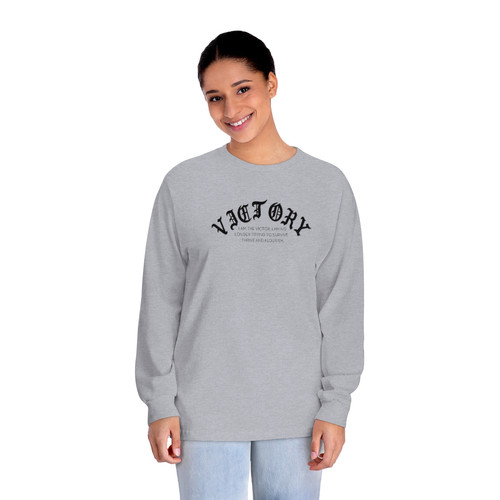 VICTORY Unisex Classic Long Sleeve T-Shirt | radiantthorns