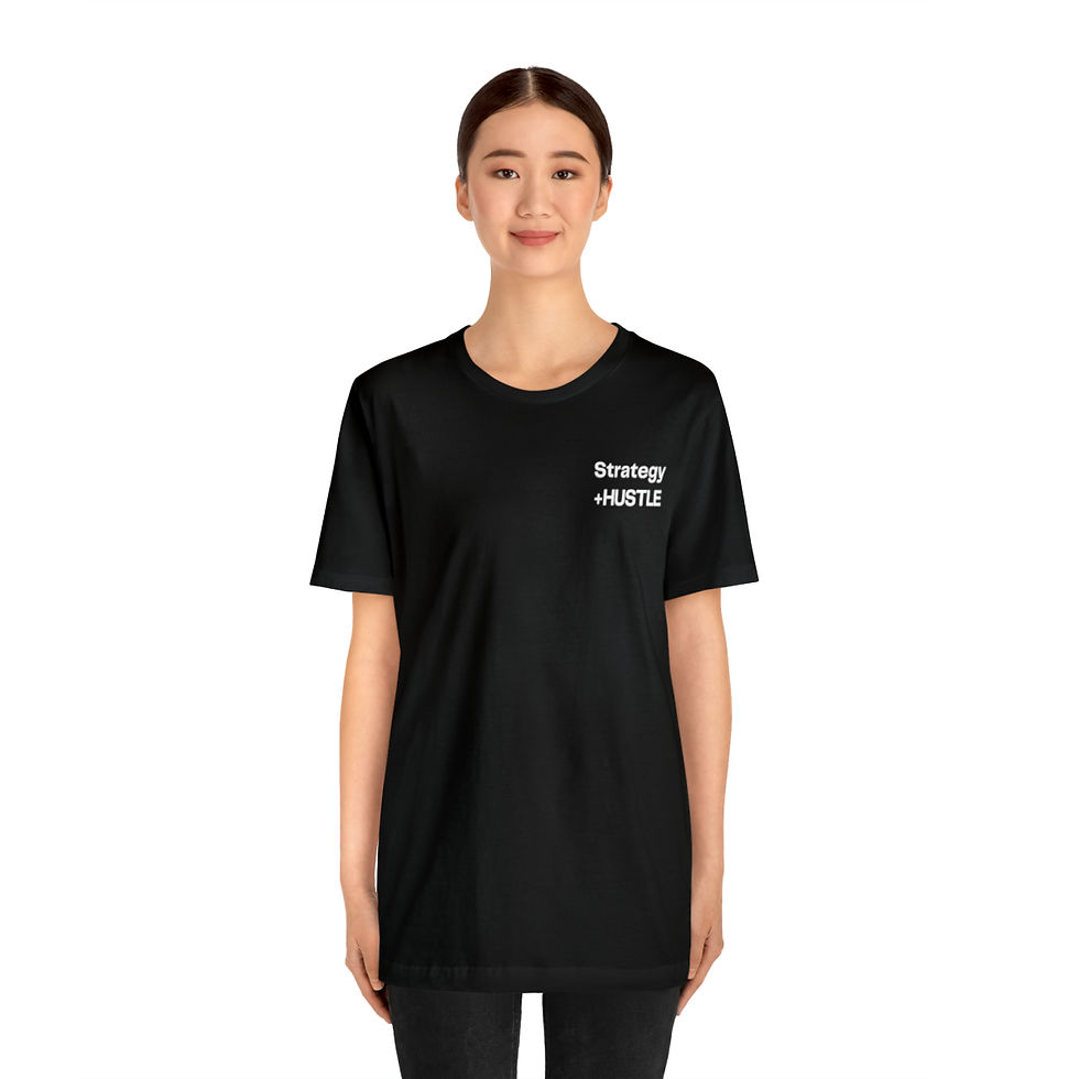 Thumbnail: Strategy +HUSTLE / Unisex Jersey Short Sleeve Tee