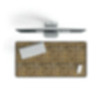 Thumbnail: Gold Kaleidoscope Luxury Tile Desk Mat
