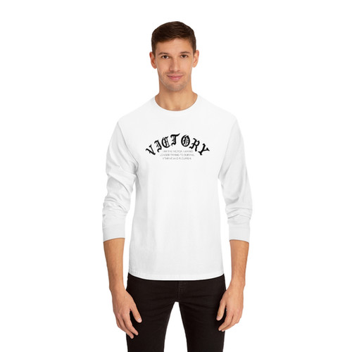 VICTORY Unisex Classic Long Sleeve T-Shirt | radiantthorns