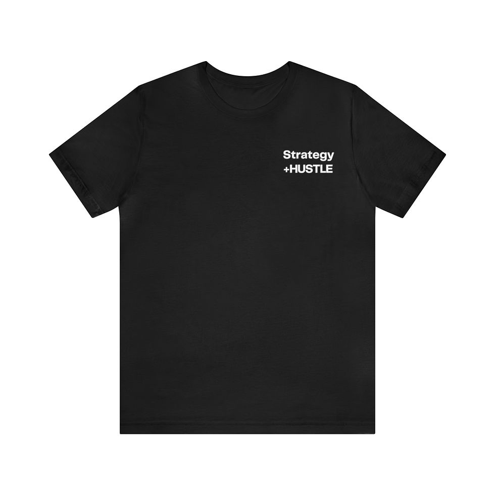 Thumbnail: Strategy +HUSTLE / Unisex Jersey Short Sleeve Tee